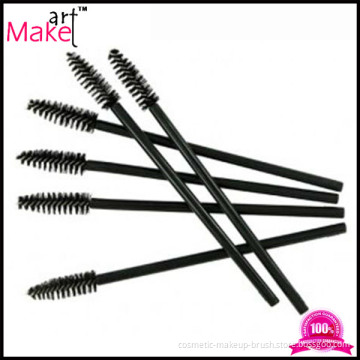 High Quality Disposable Mascara Brush with Black Wood Handle Eye Mascara Brush